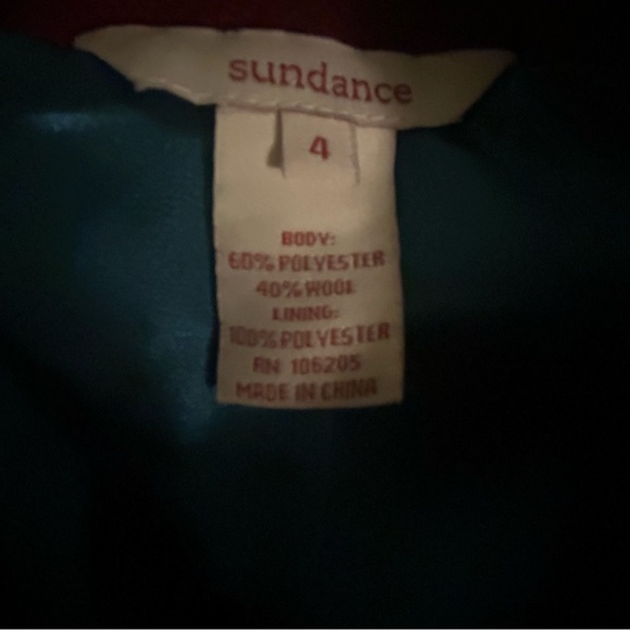 Sundance wool blend coat size 4 - Picture 8 of 8